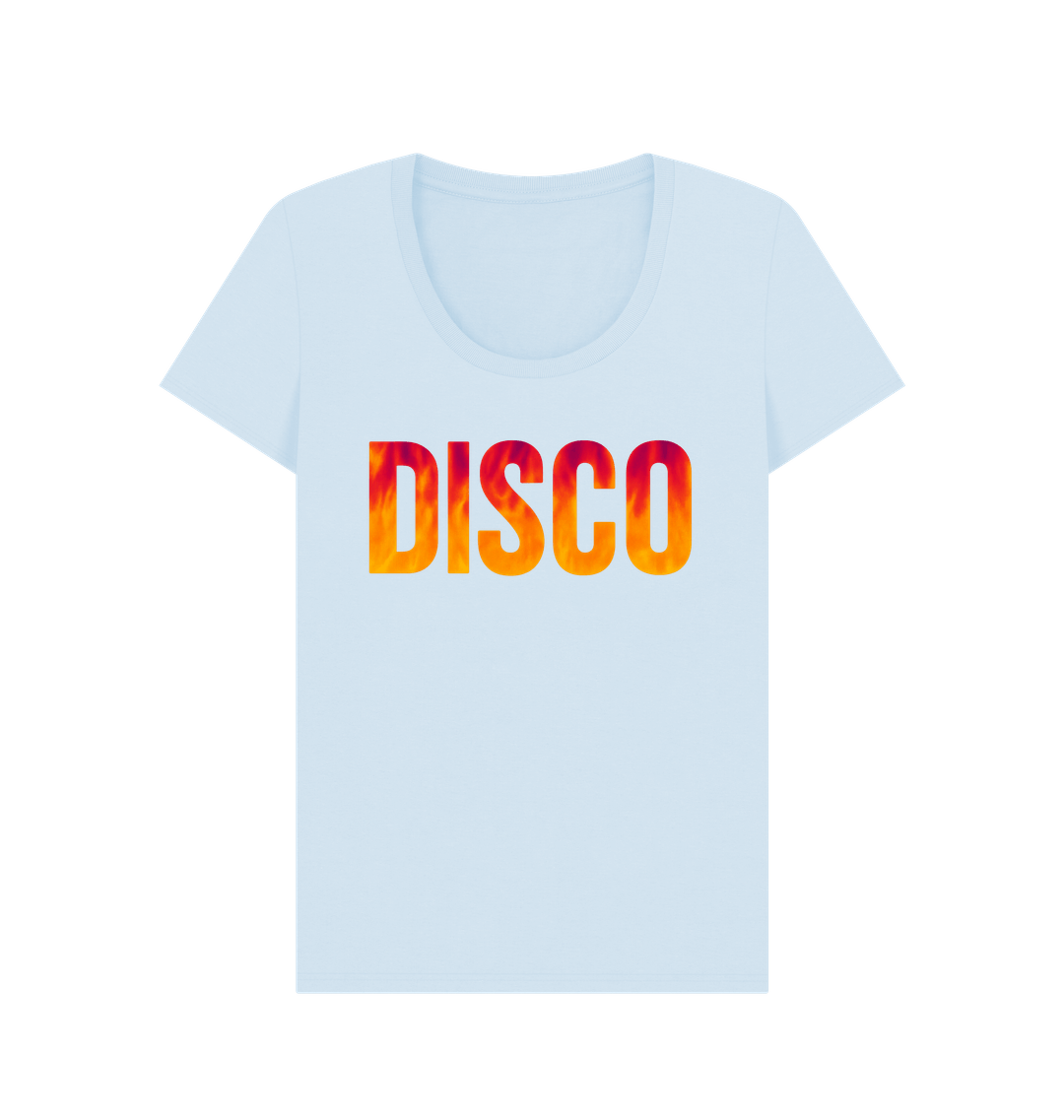Sky Blue Printed T-shirt