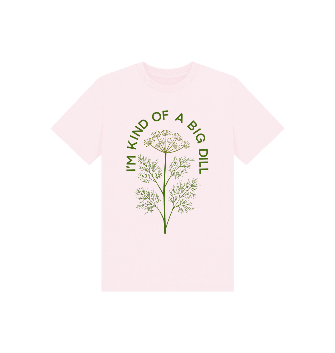 Pink Printed Kids T-Shirt Front