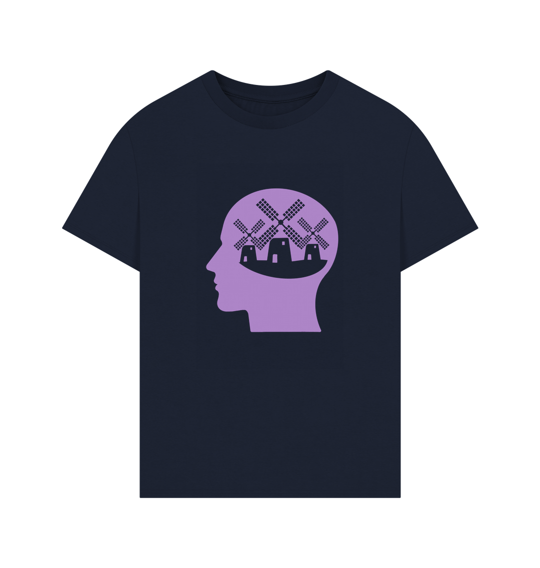 Navy Printed T-shirt