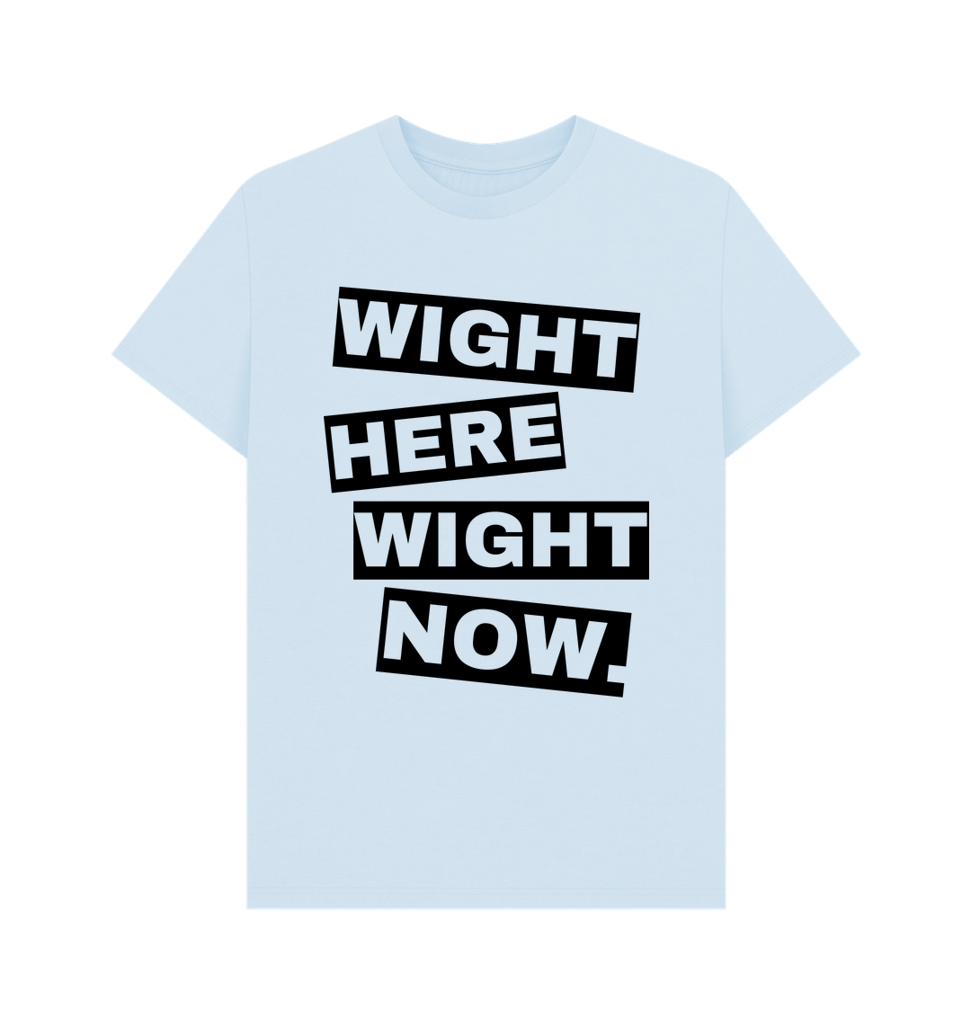 Sky Blue Printed T-shirt