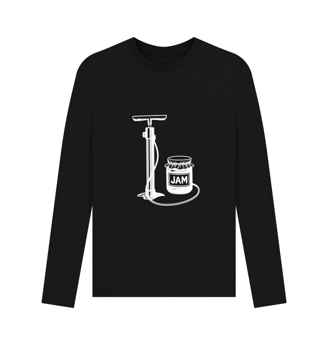 Black Printed Long Sleeve T Shirt