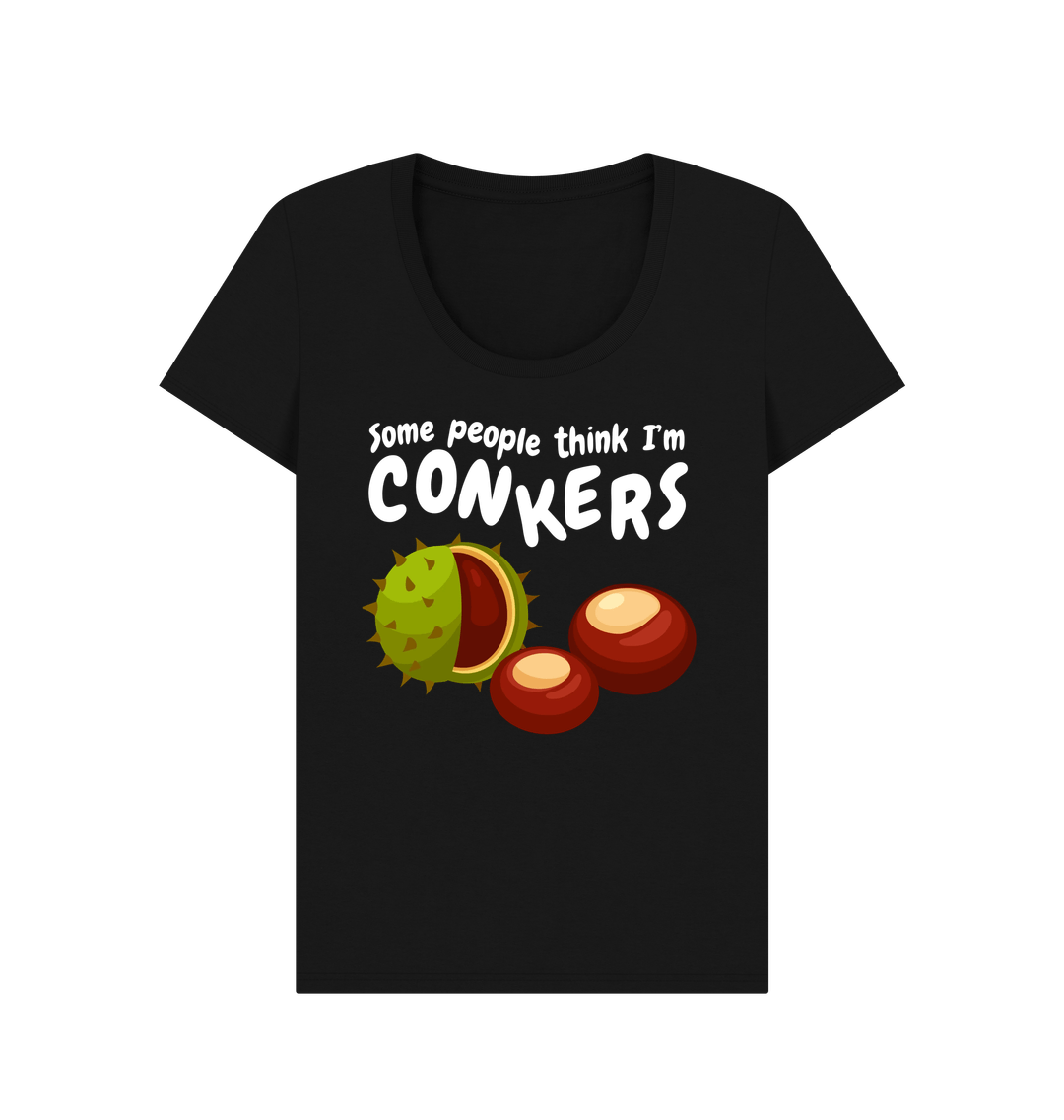 Black Printed T-shirt Front