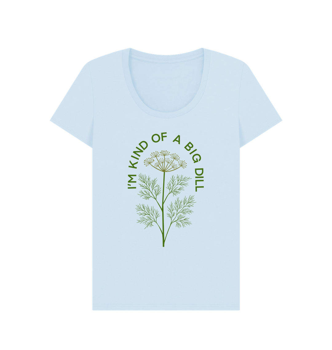 Sky Blue Printed T-shirt Front