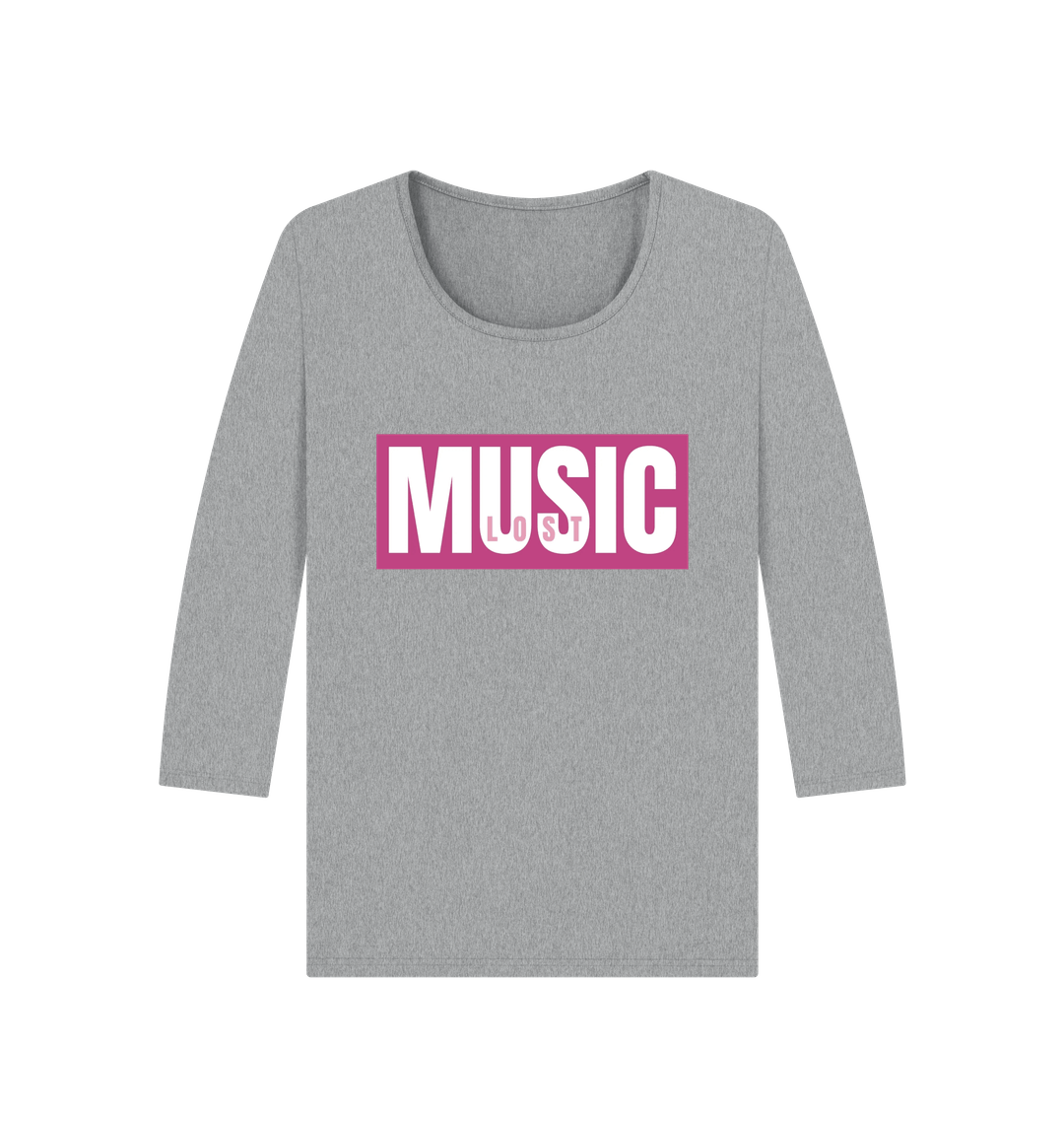 Athletic Grey Printed Long Sleeve T Shirt