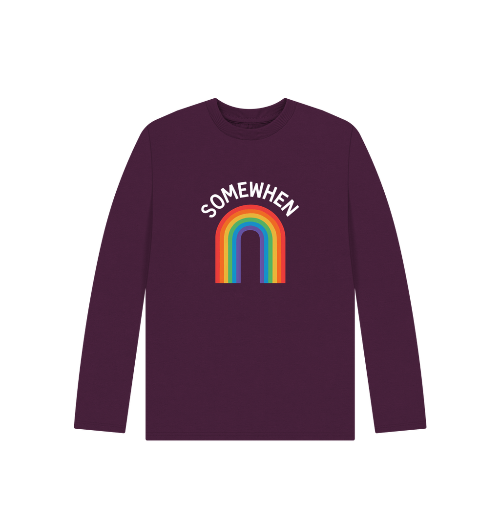Purple Printed Kids T-Shirt
