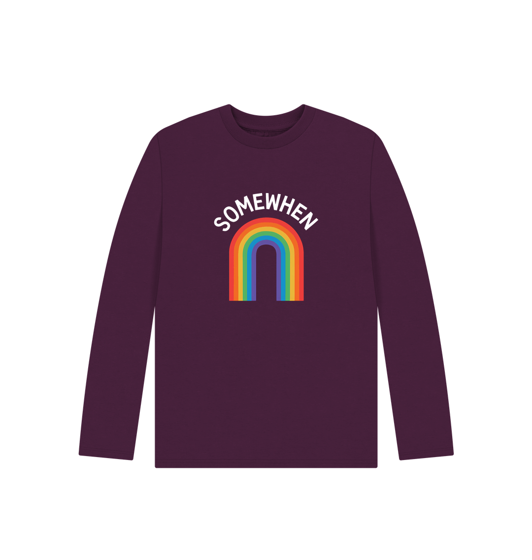 Purple Printed Kids T-Shirt