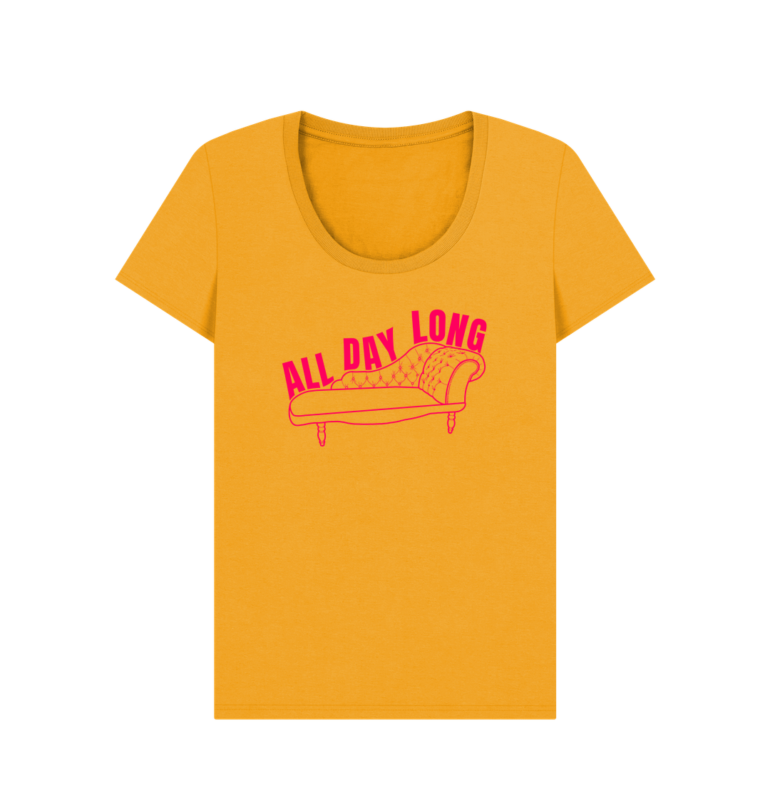 Mustard Printed T-shirt