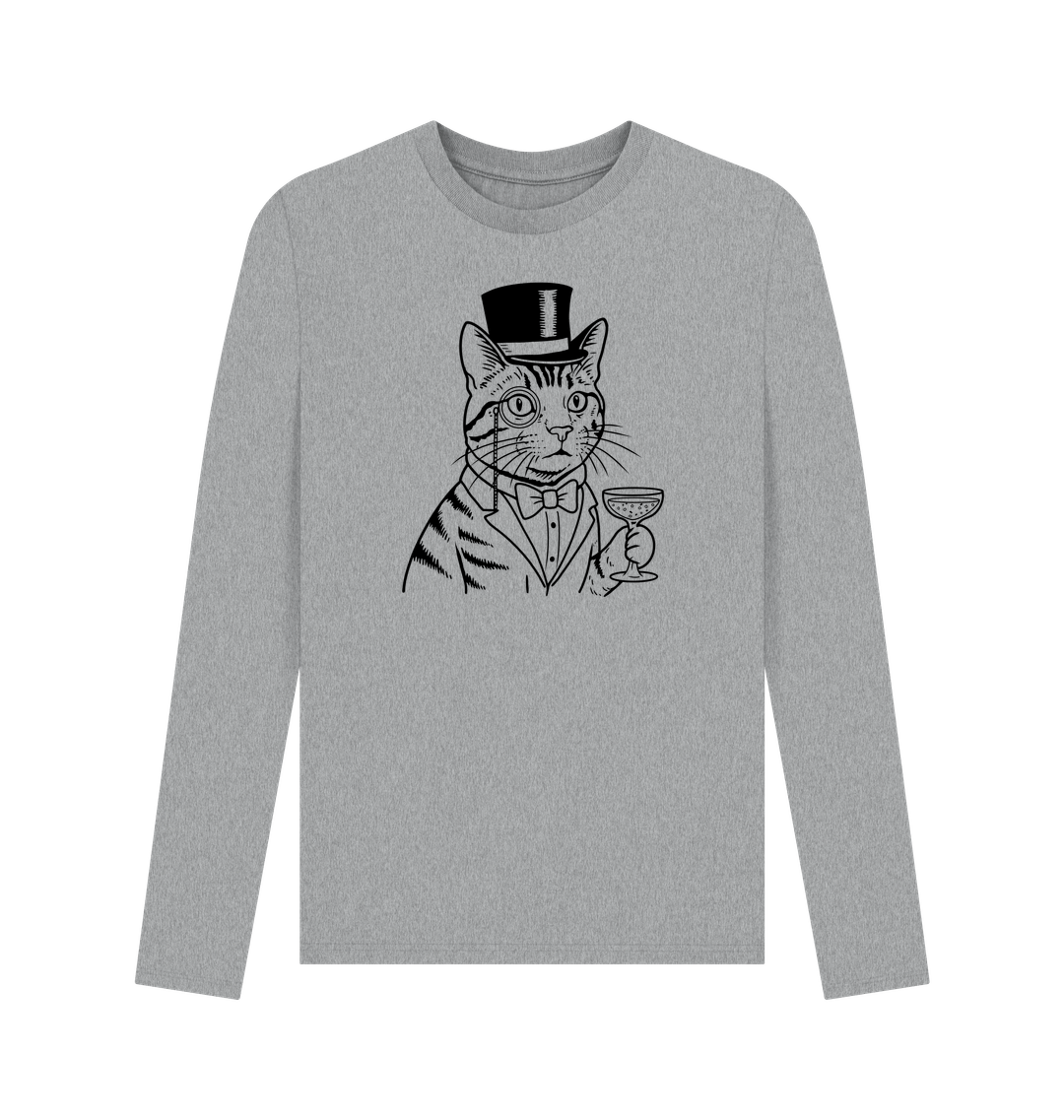 Athletic Grey Printed Long Sleeve T Shirt
