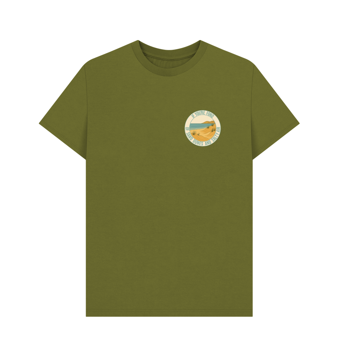 Moss Green Printed T-shirt