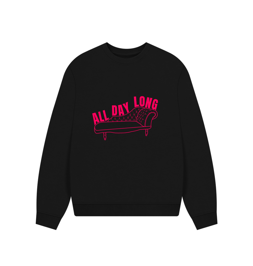 Black Printed Sweater