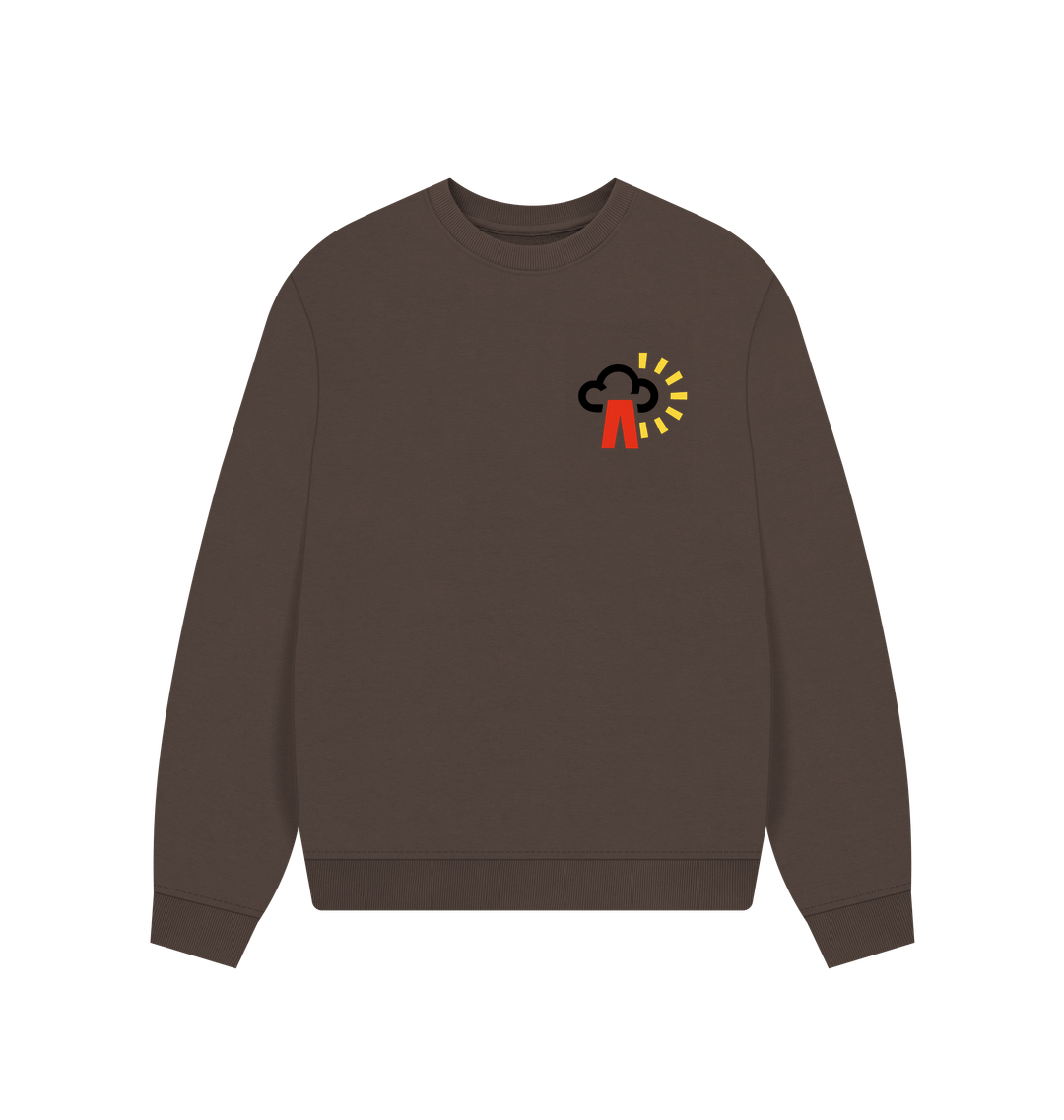 Chocolate Printed Sweater