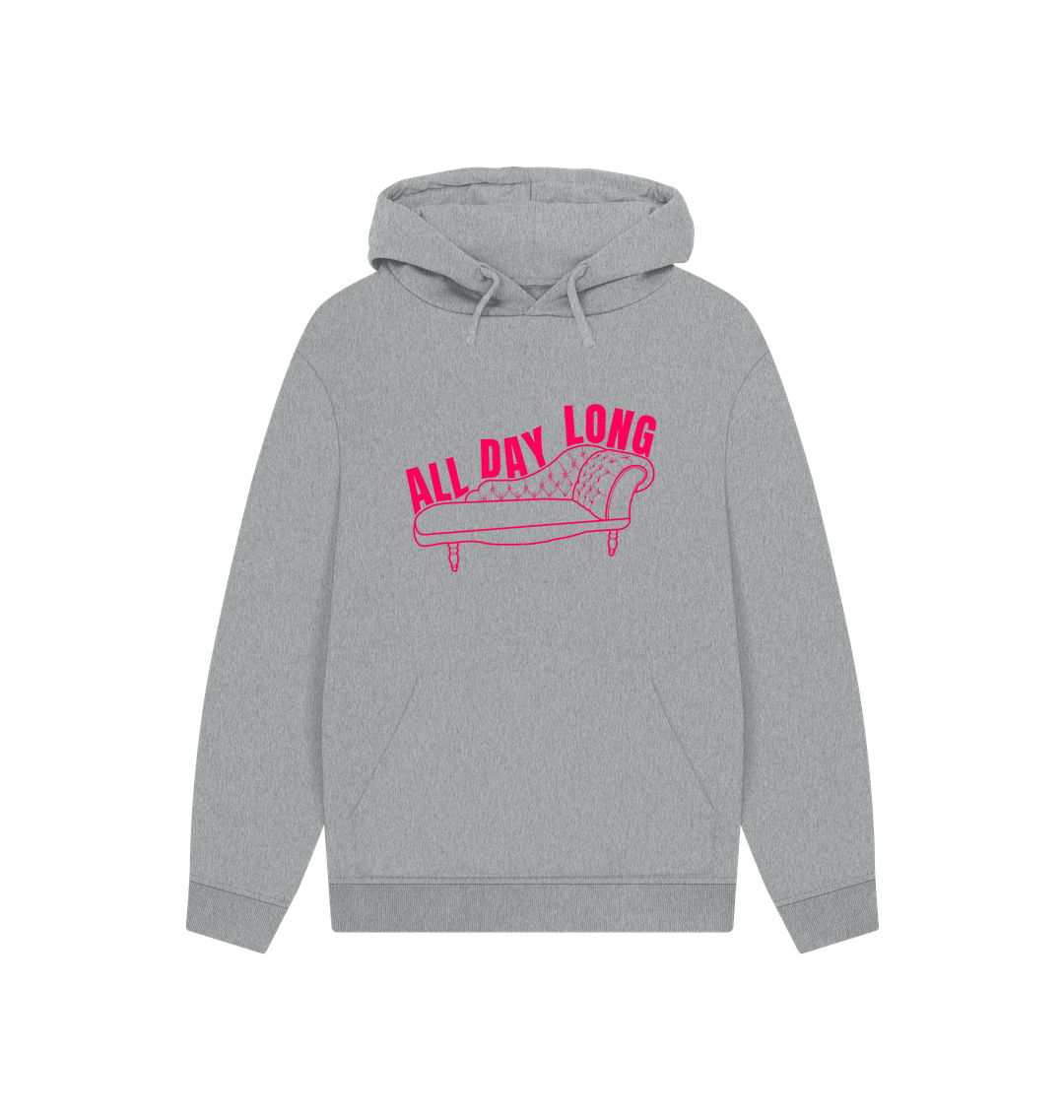 Athletic Grey Printed Hoody