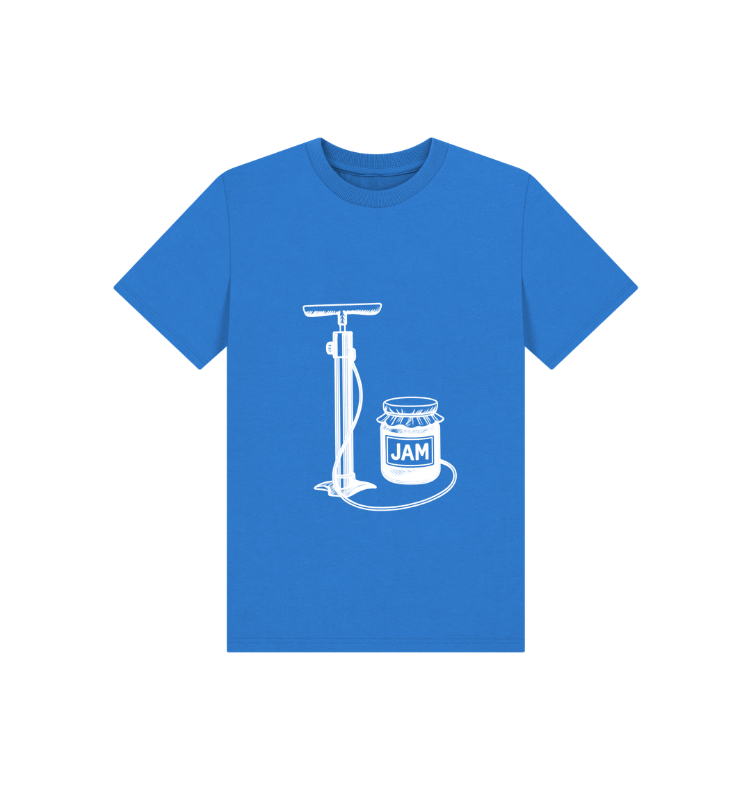 Bright Blue Printed Kids T-Shirt