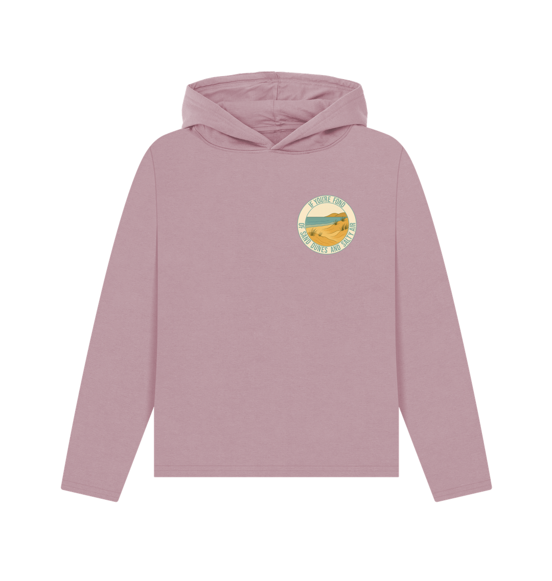 Mauve Printed Hoody
