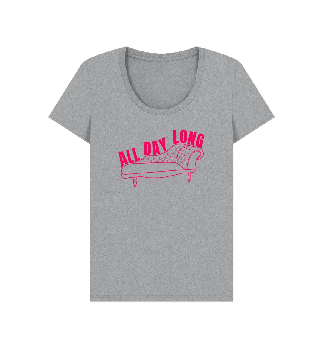 Athletic Grey Printed T-shirt