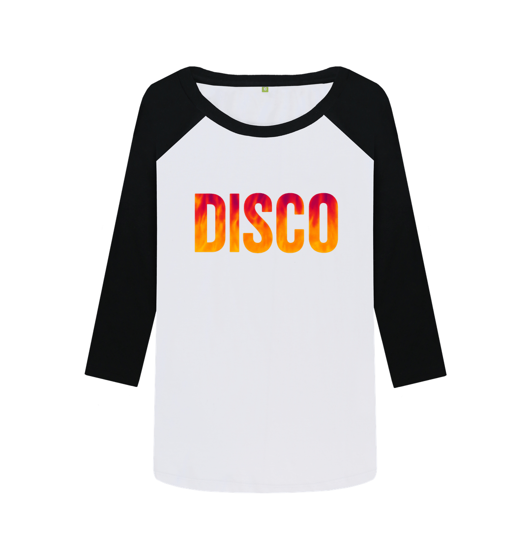 Black-White Printed Baseball T-shirt