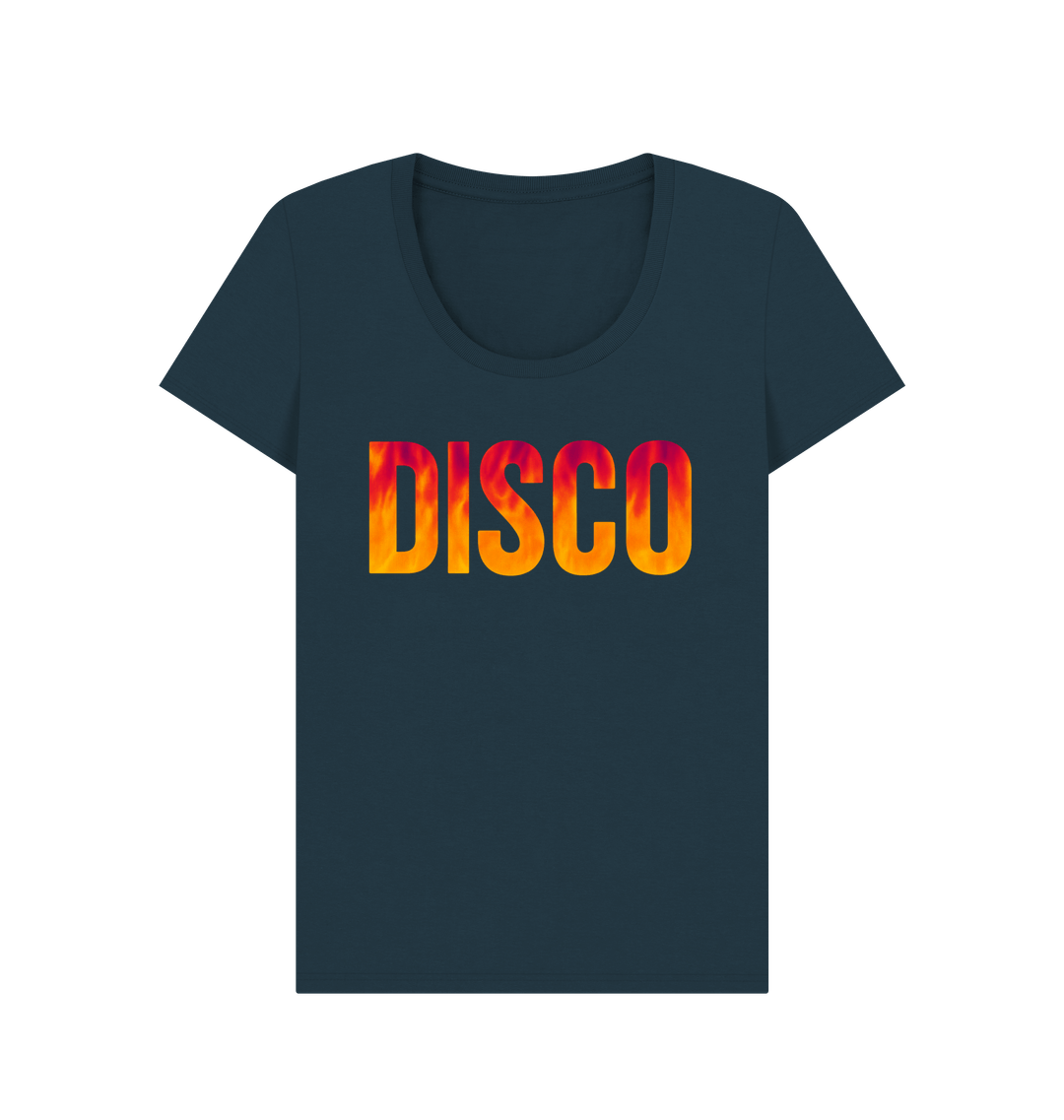 Denim Blue Printed T-shirt