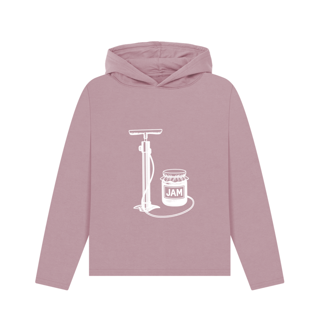 Mauve Printed Hoody
