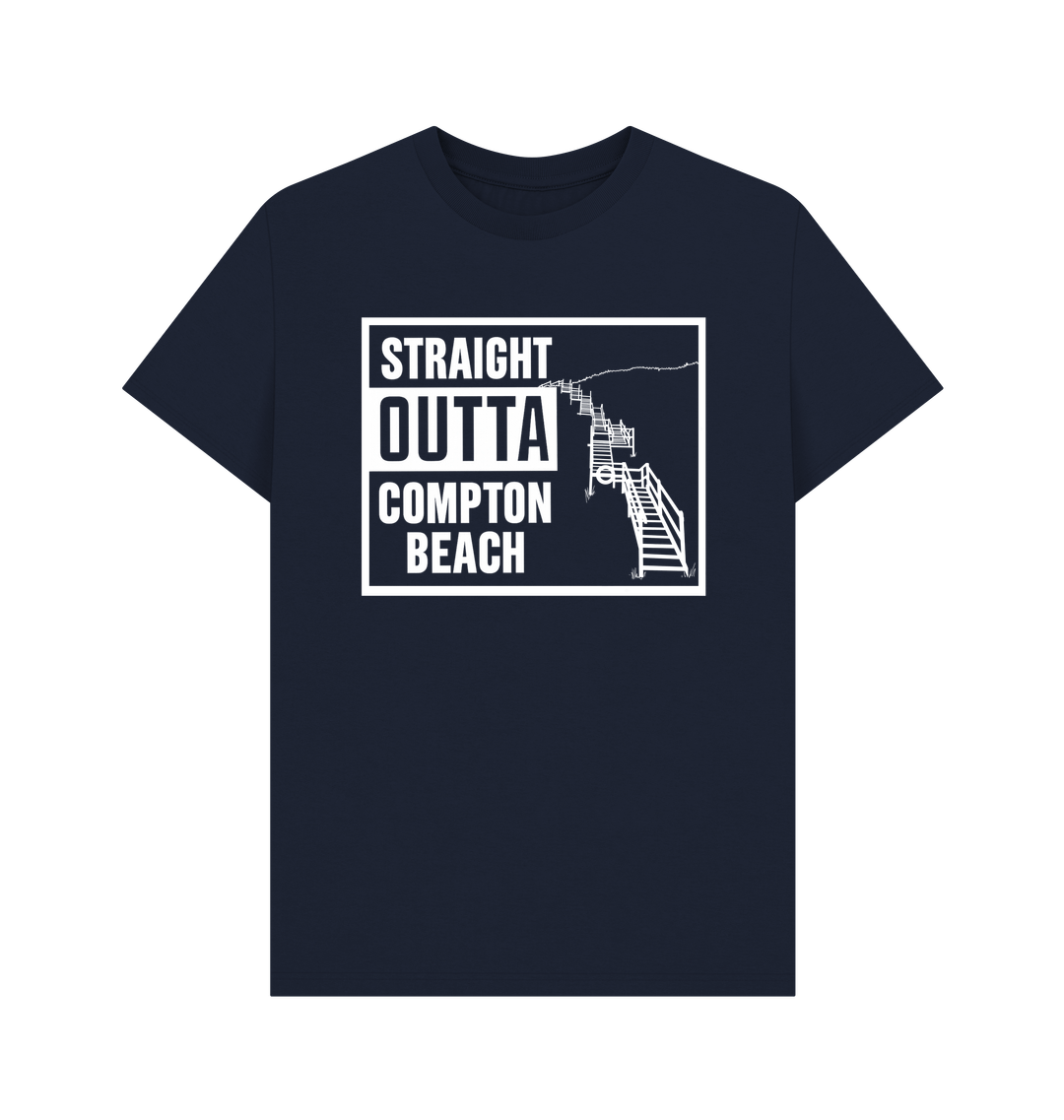 Navy Blue Printed T-shirt