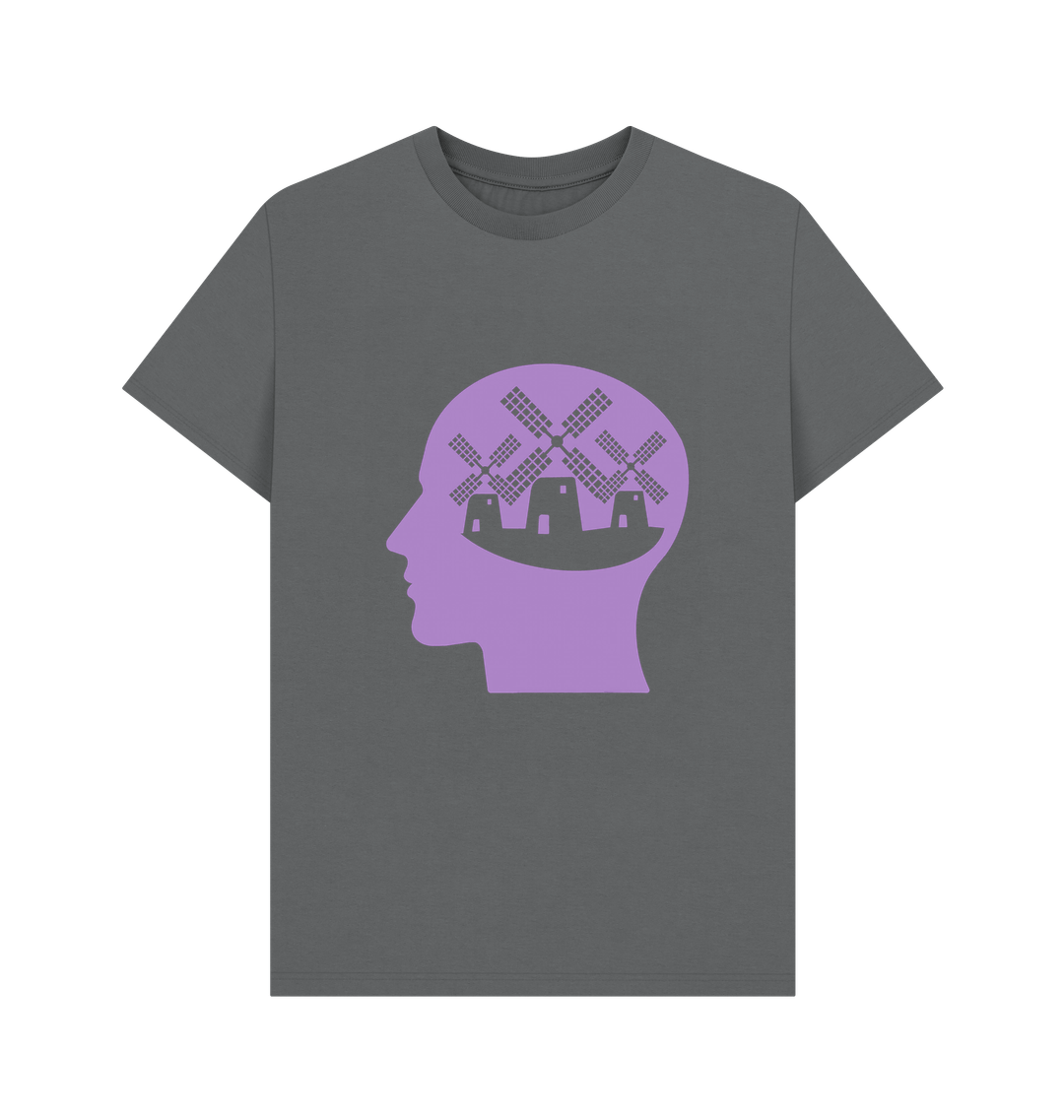 Slate Grey Printed T-shirt