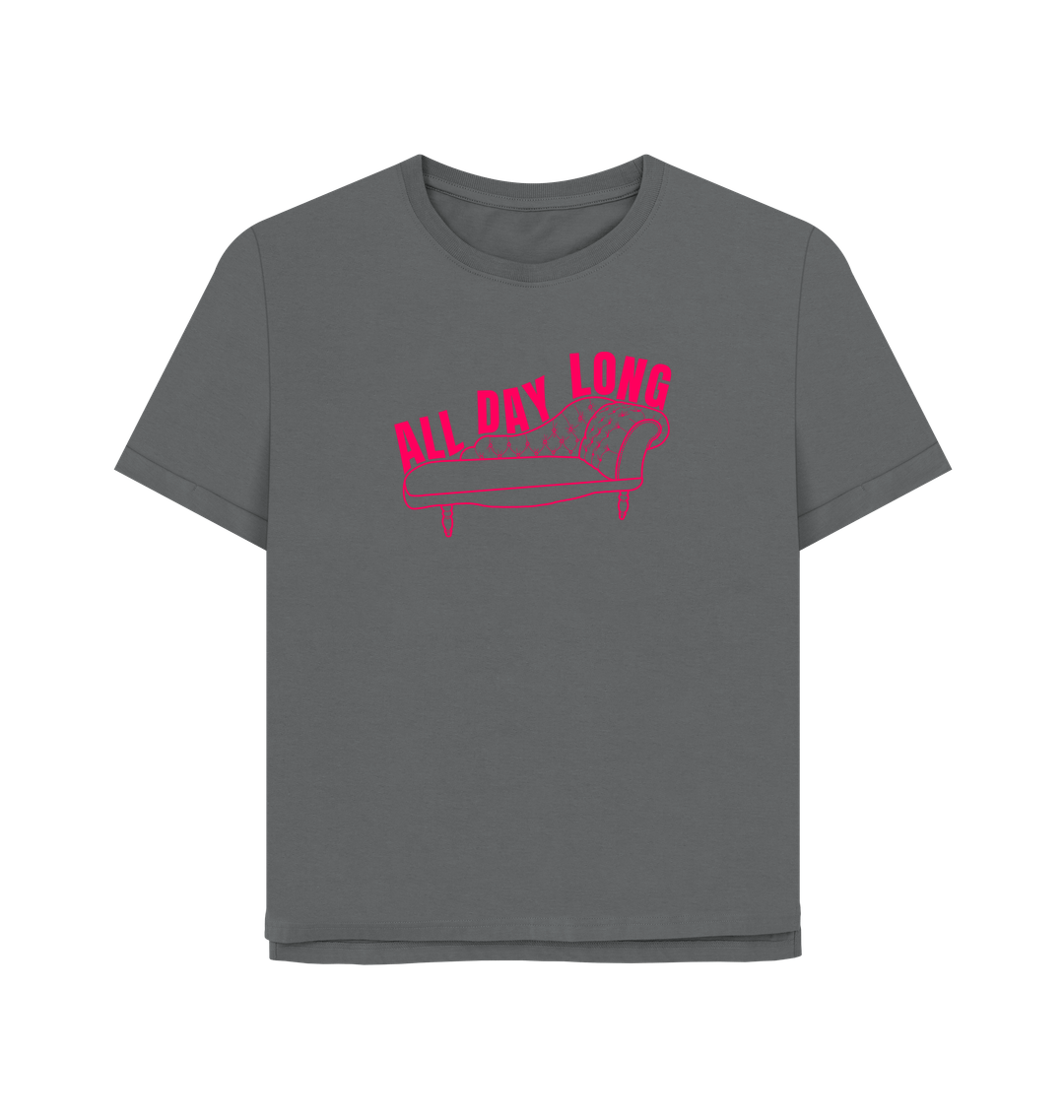 Slate Grey Printed T-shirt