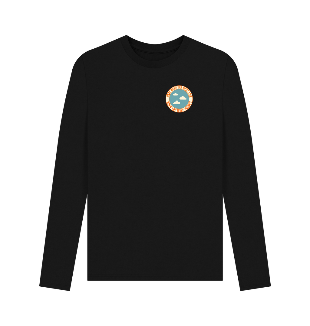 Black Printed Long Sleeve T Shirt