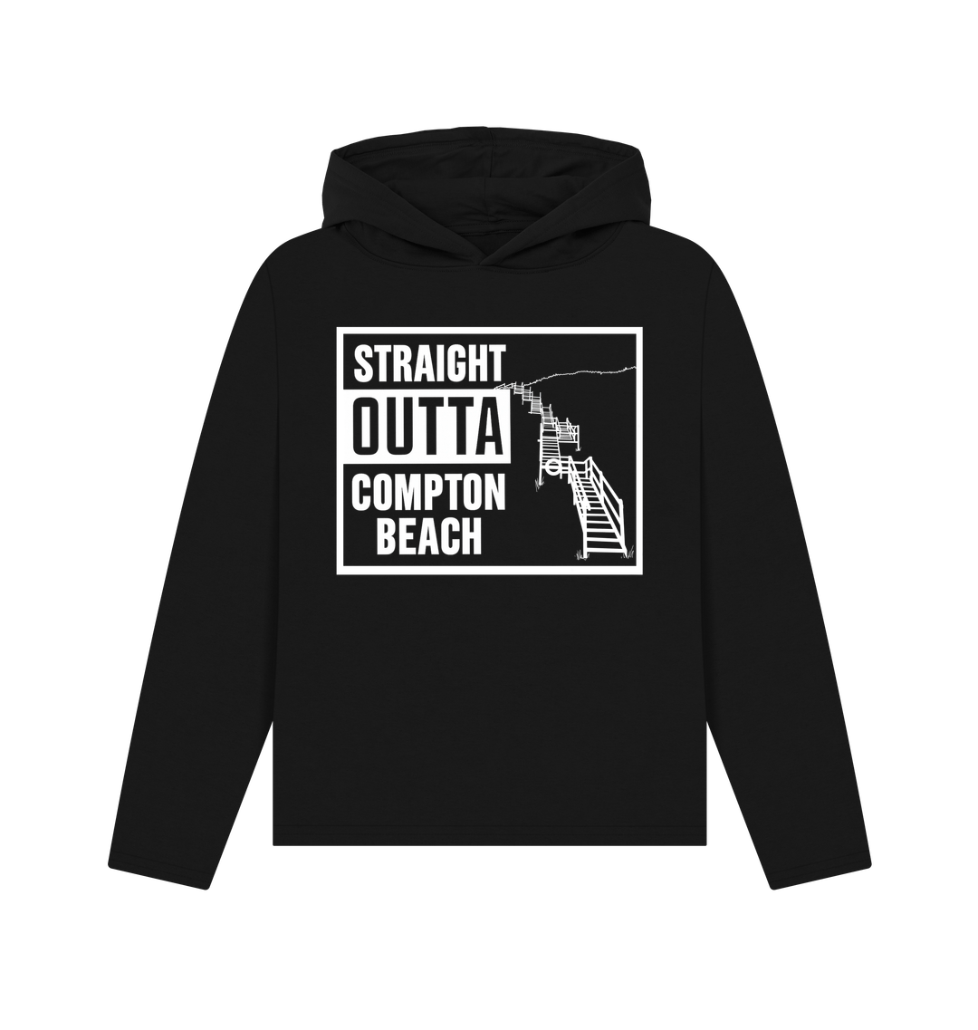 Black Printed Hoody