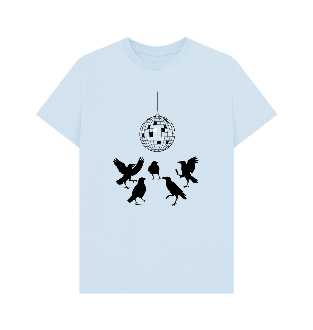Sky Blue Printed T-shirt