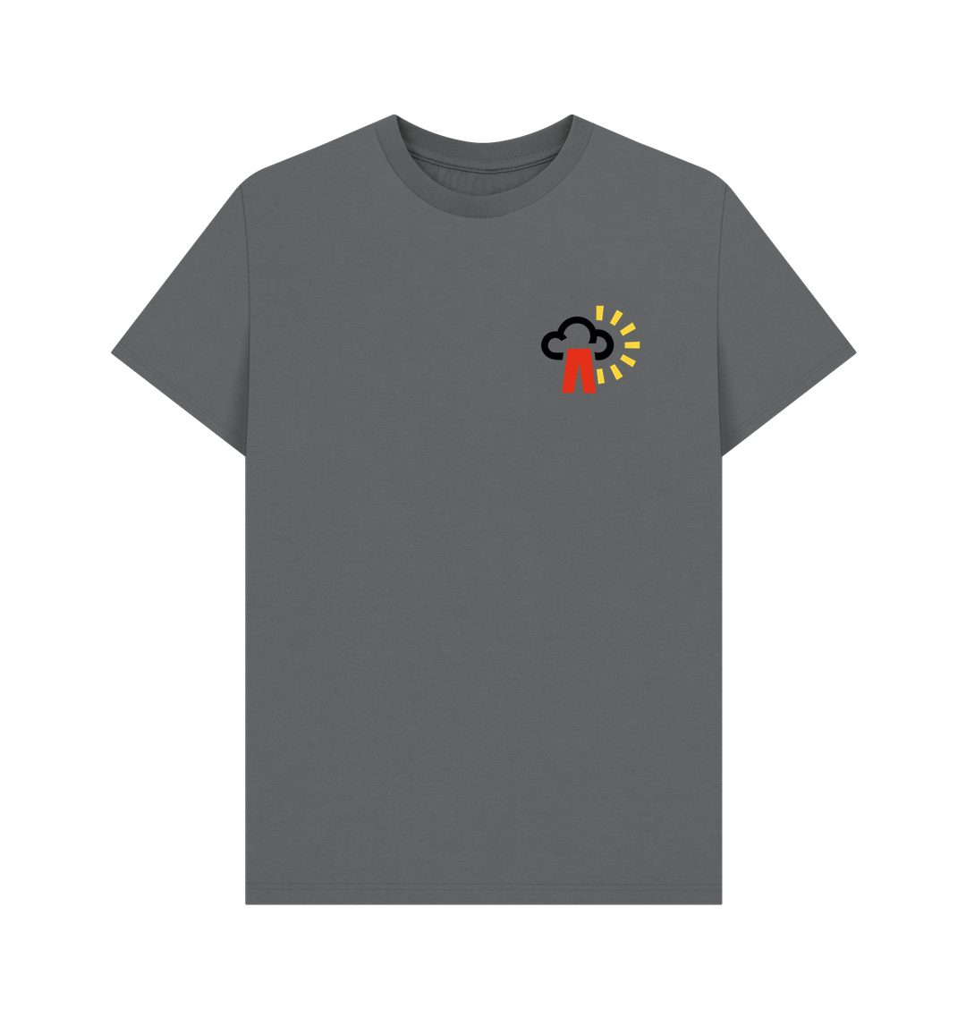 Slate Grey Printed T-shirt