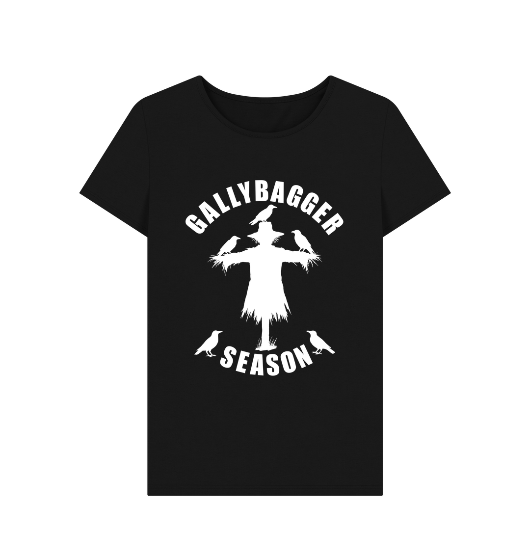 Black Printed T-shirt Front