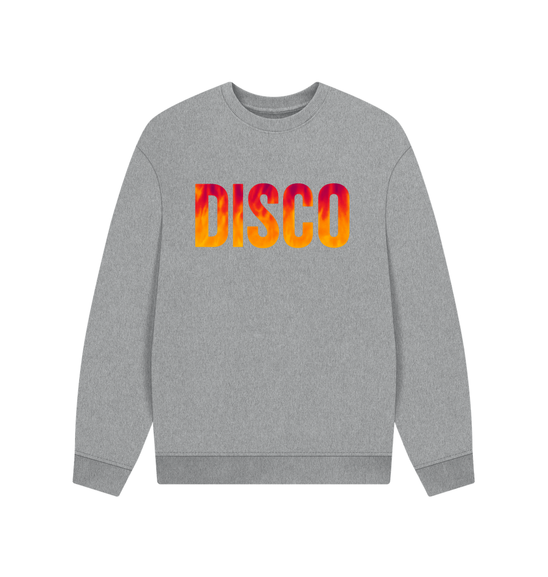 Athletic Grey Printed Sweater