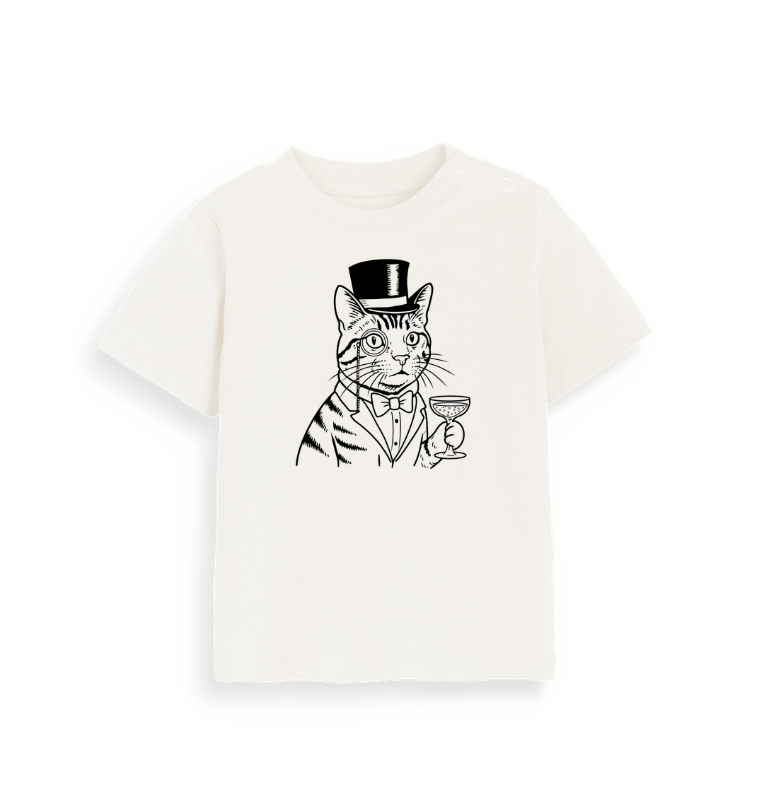 Organic Natural Printed Kids T-Shirt