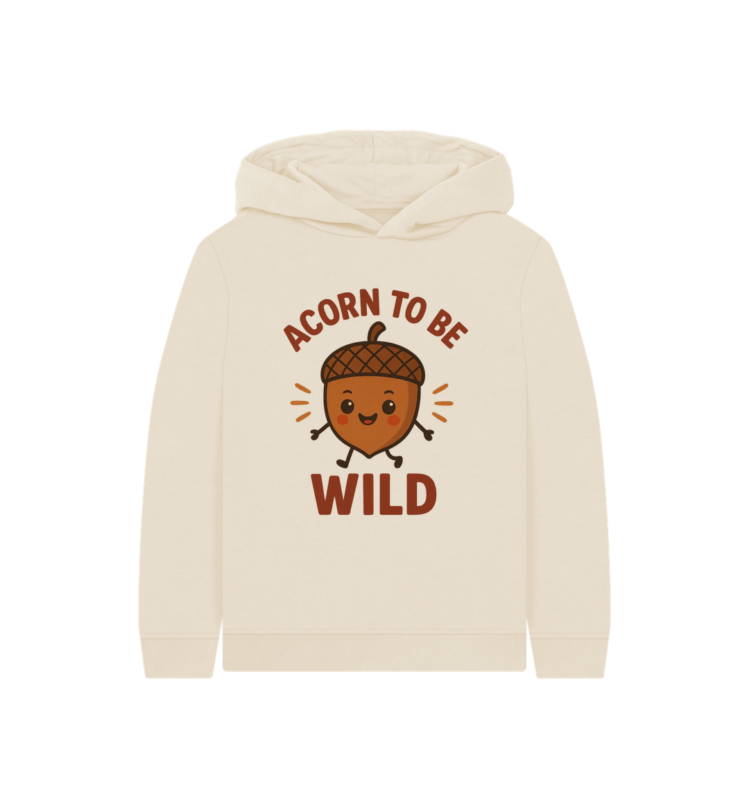 Oat Printed Kids Hoodie Front