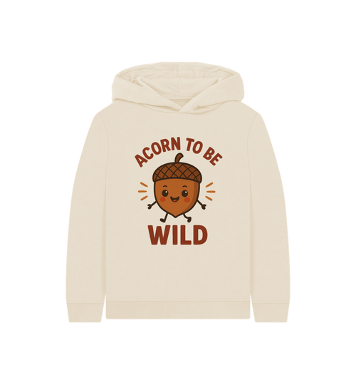 Oat Printed Kids Hoodie Front