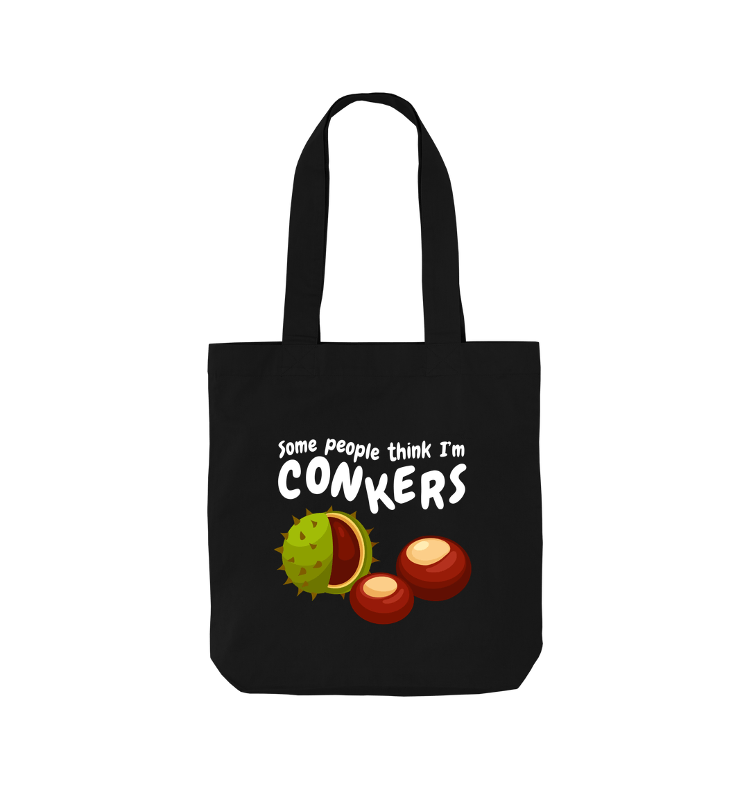 Black Printed Bag Front