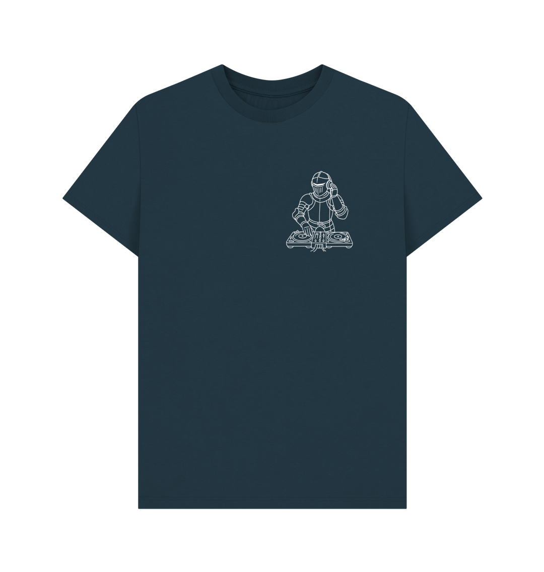 Denim Blue Printed T-shirt