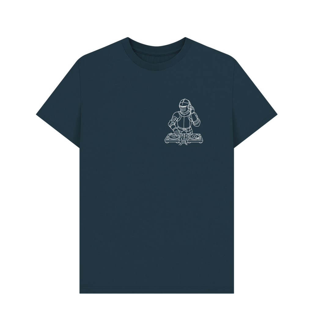 Denim Blue Printed T-shirt