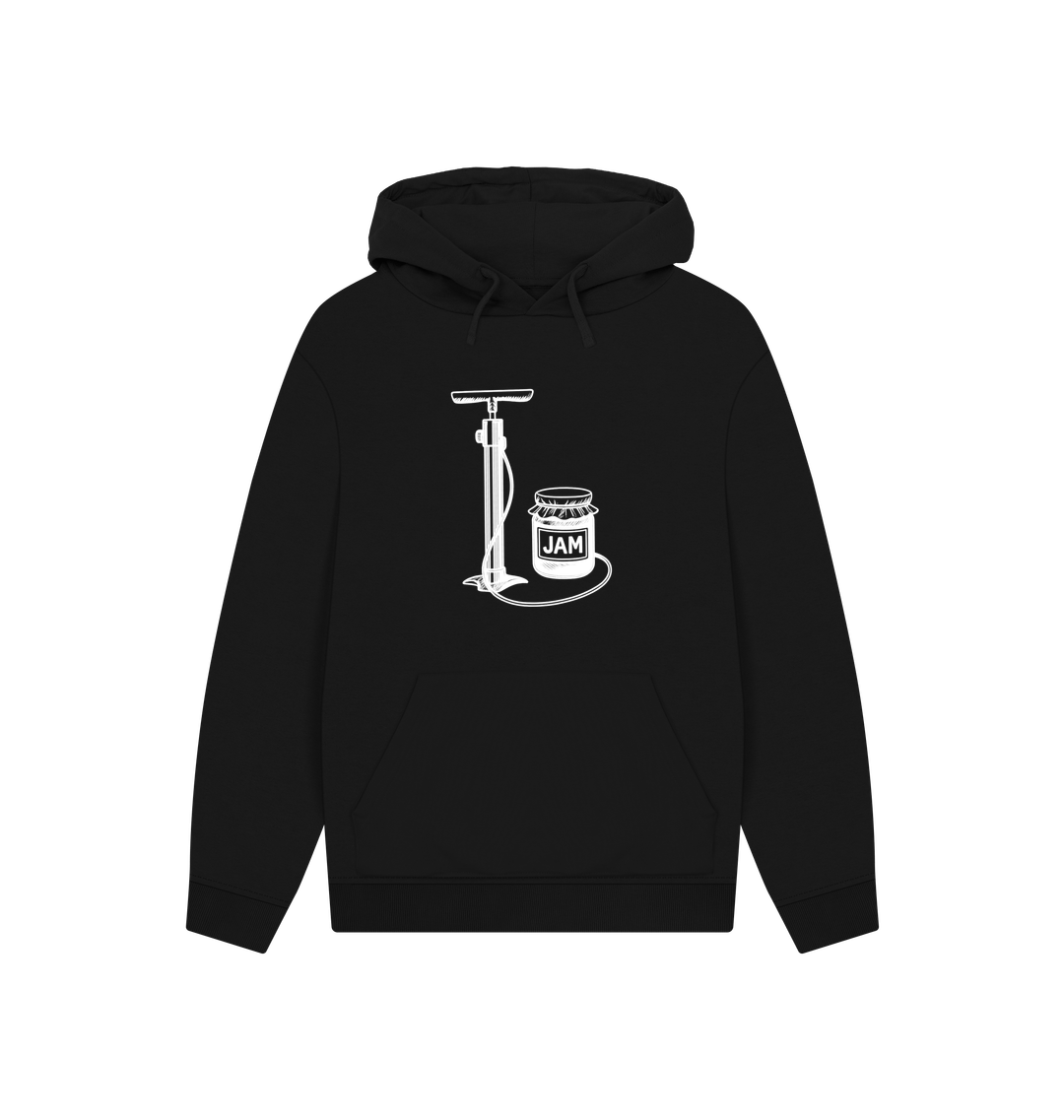 Black Printed Hoody