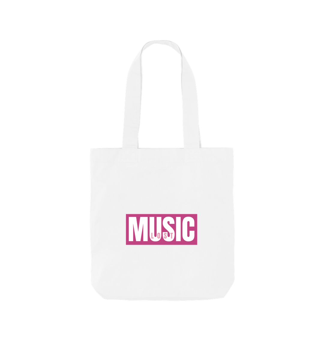 White Printed Bag