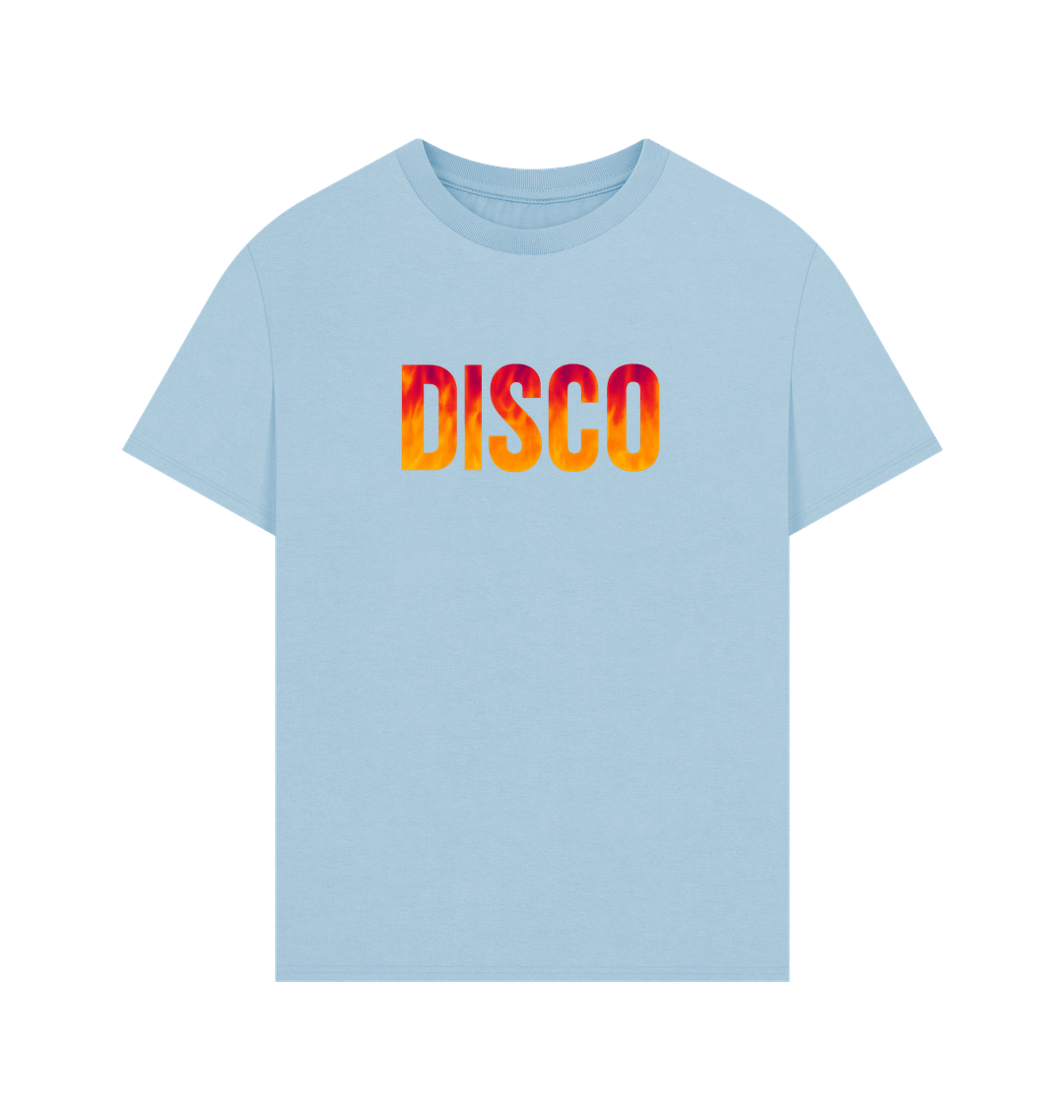 Milky Blue Printed T-shirt