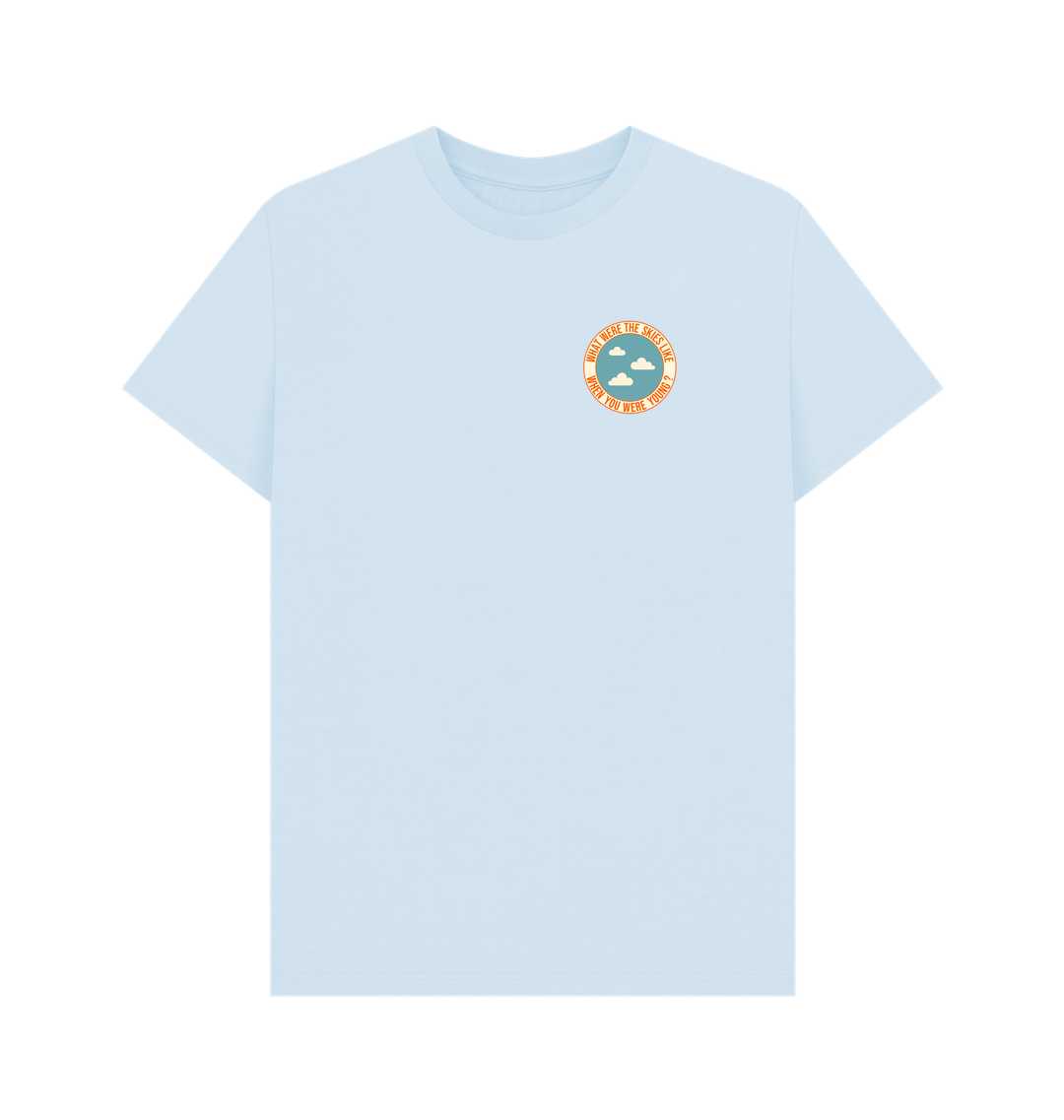 Sky Blue Printed T-shirt