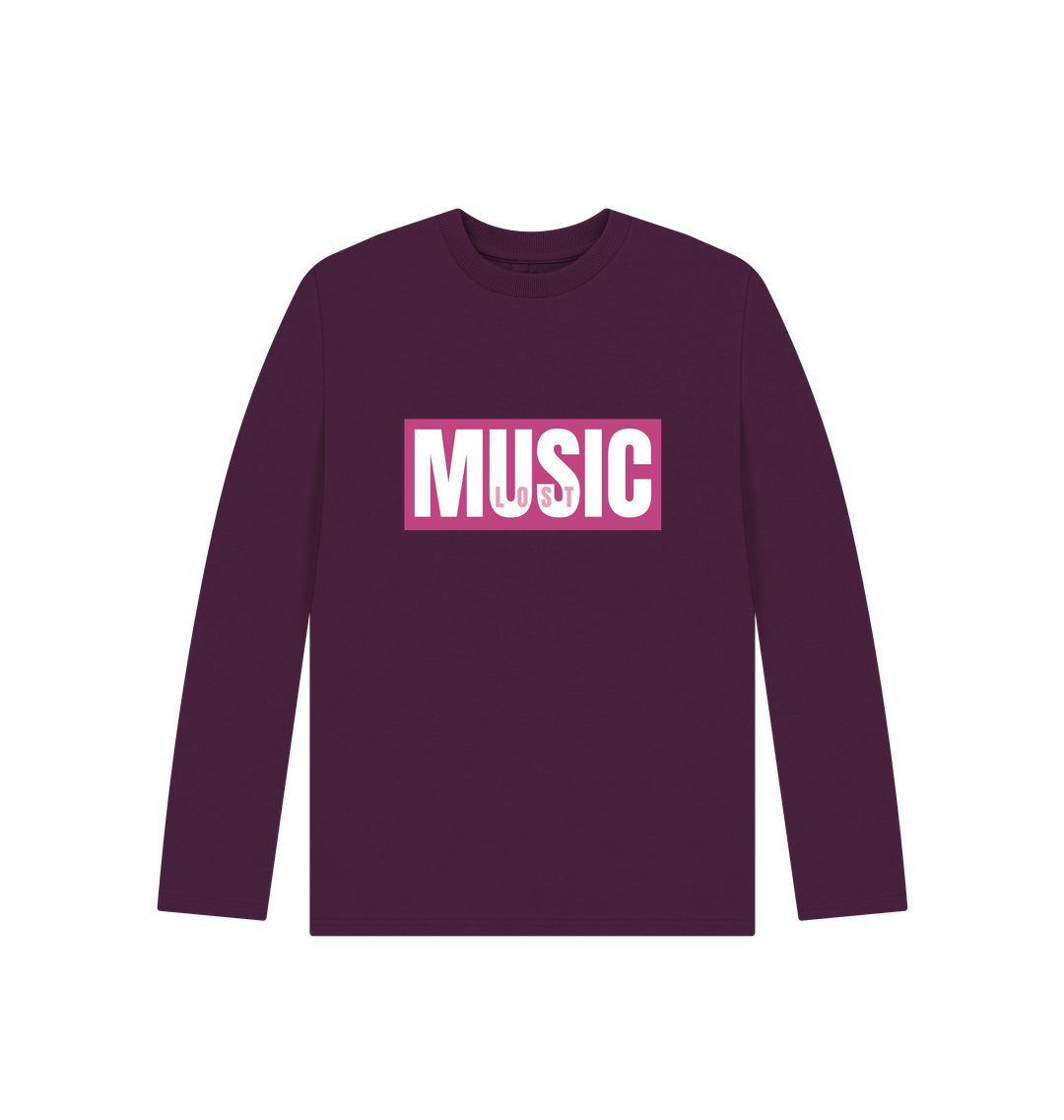 Purple Printed Kids T-Shirt