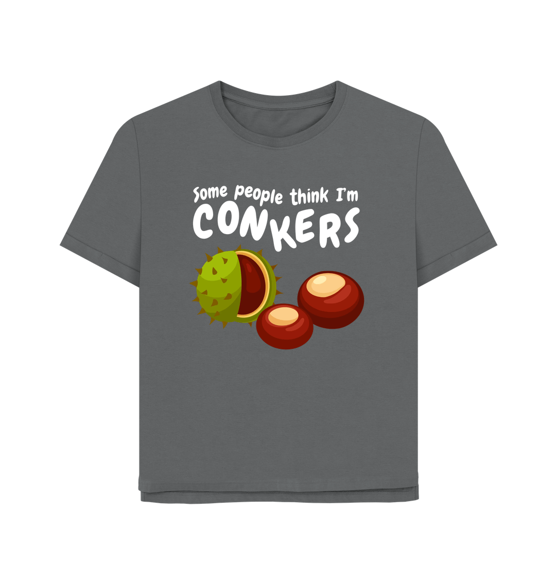 Slate Grey Printed T-shirt Front