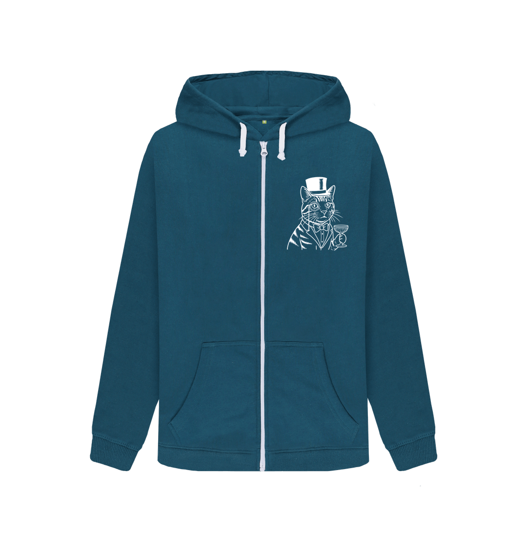 Denim Blue Zip hoody