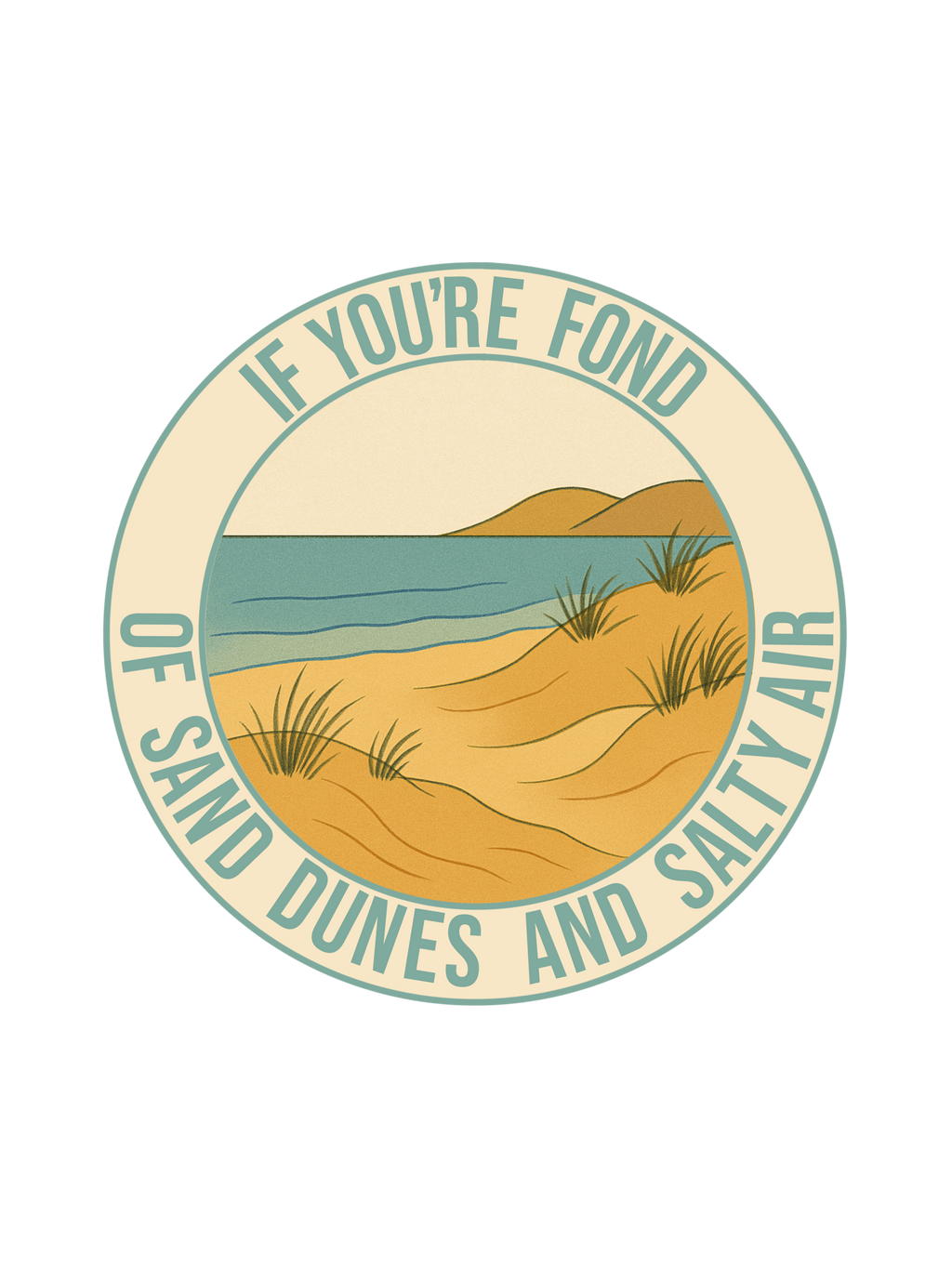 Sand Dunes & Salty air - Women's Crew Neck T-Shirt
