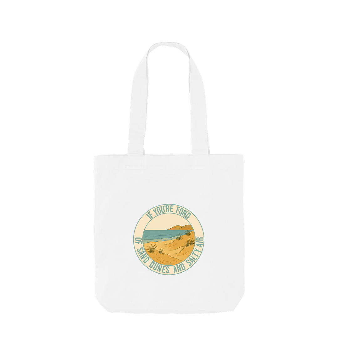 White Printed Bag