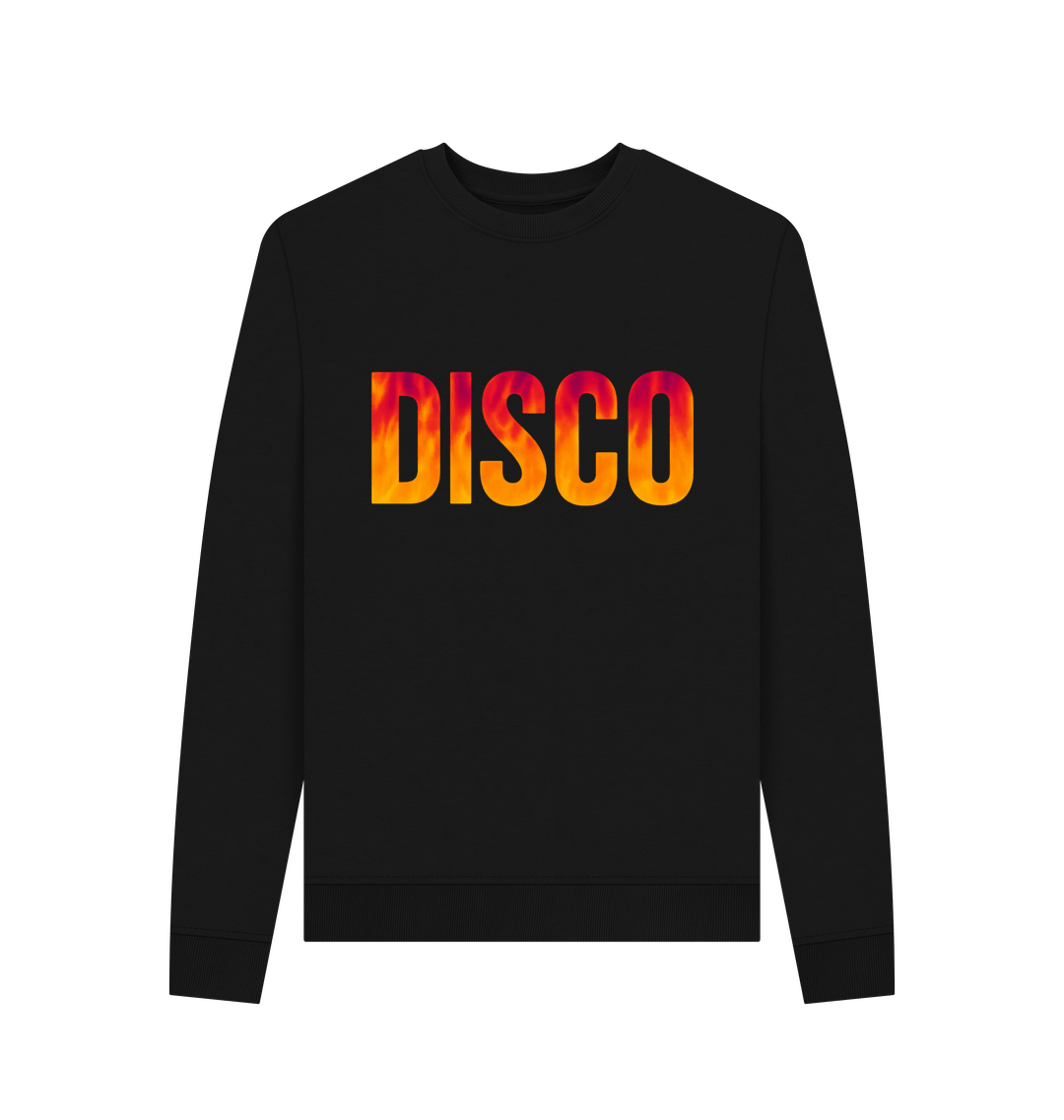 Black Printed Sweater