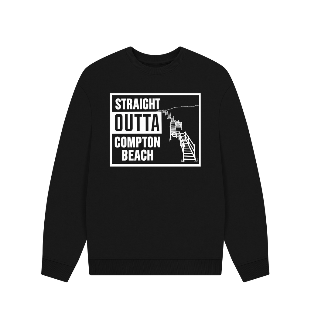 Black Printed Sweater