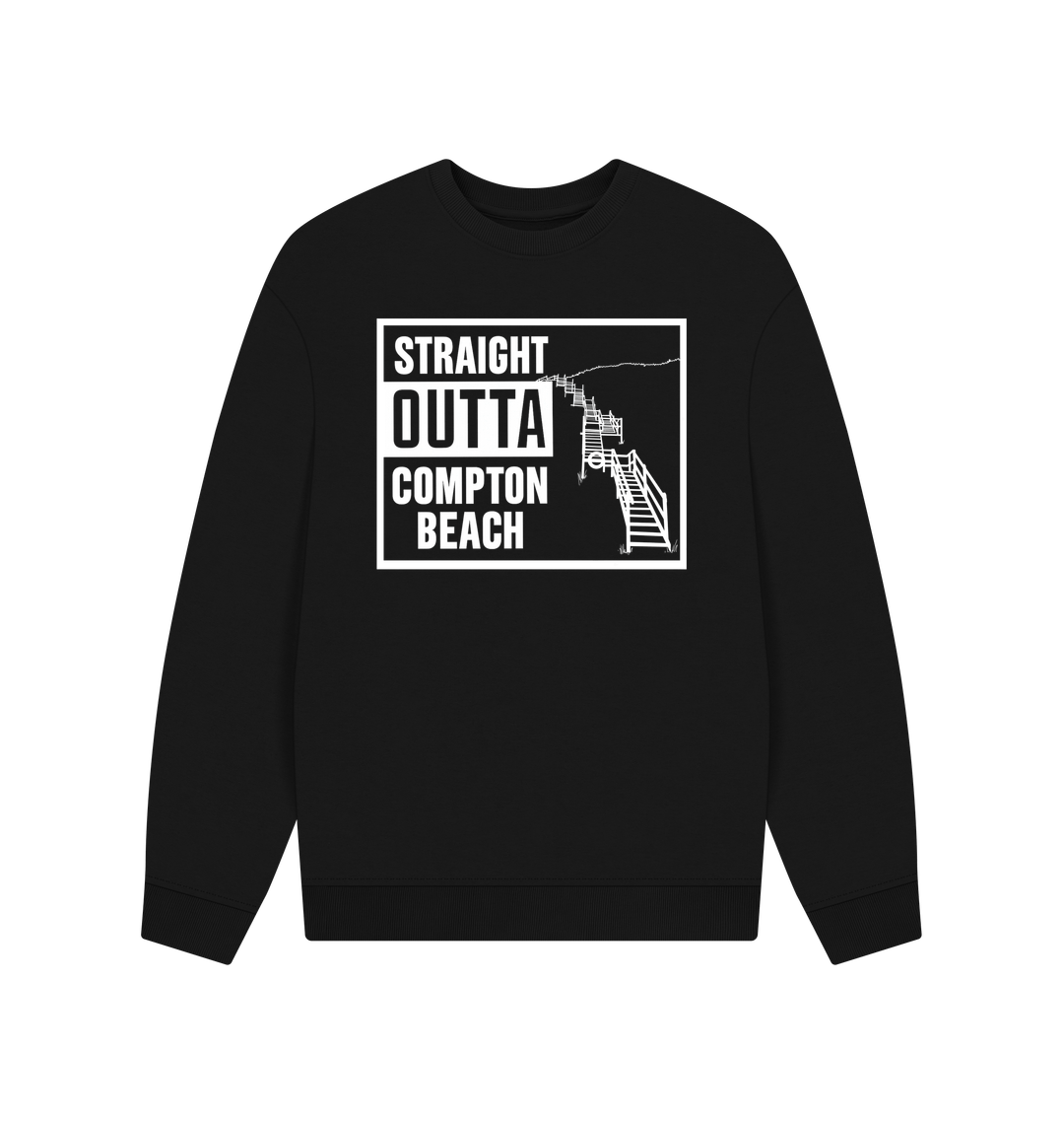 Black Printed Sweater