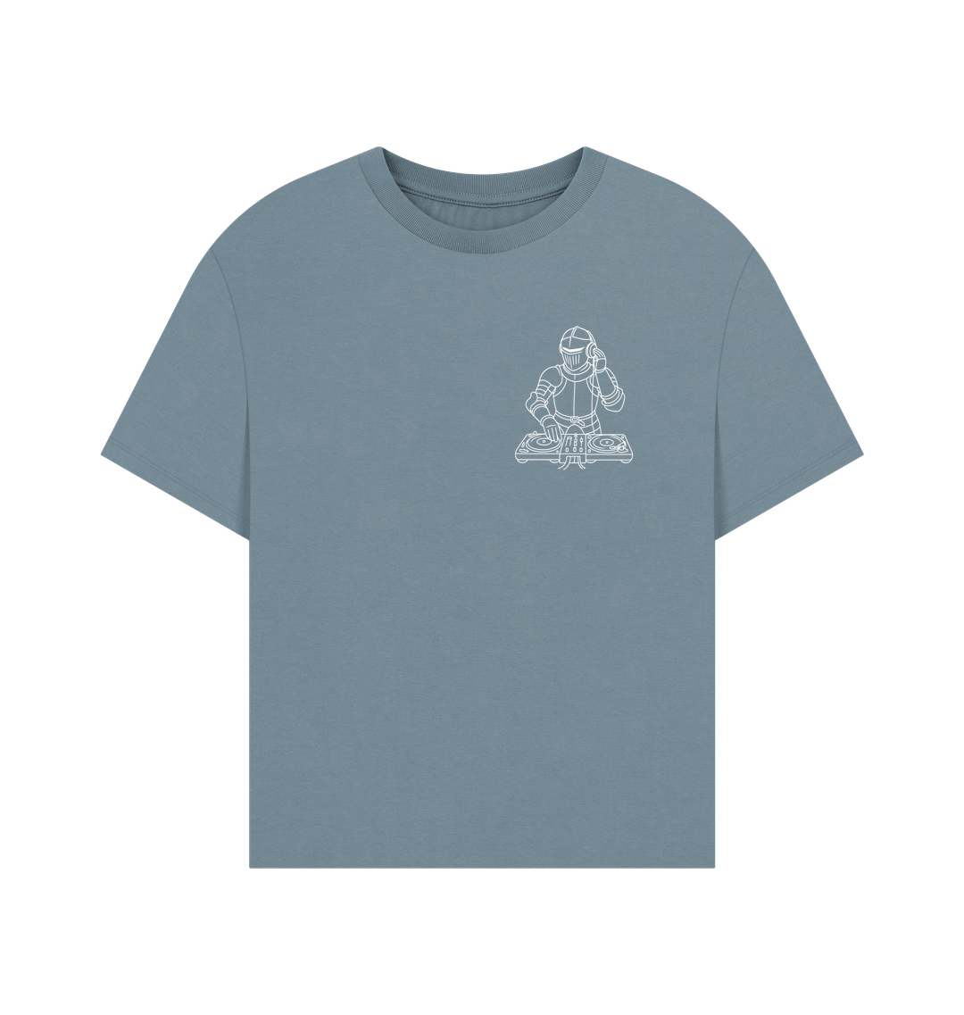 Stone Blue Printed T-shirt